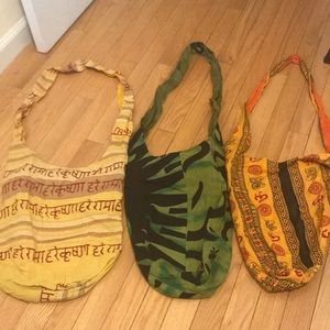 Fun Hindi Text Messenger Bags